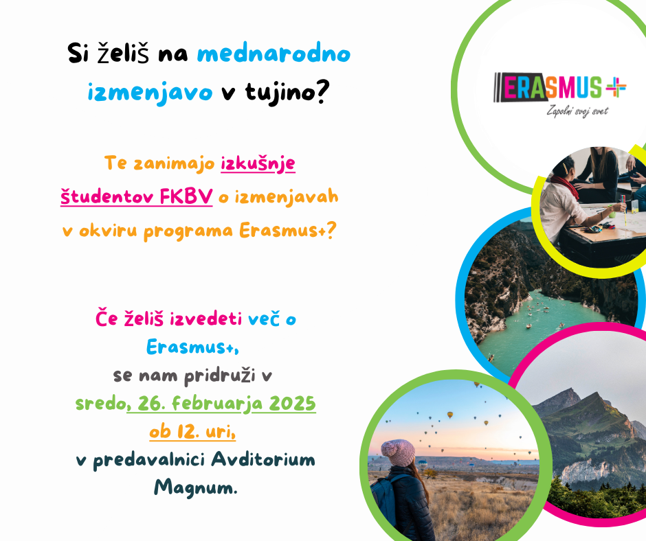Read more about the article 26. 2. 2025 ob 12. uri – Predstavitev programa Erasmus+